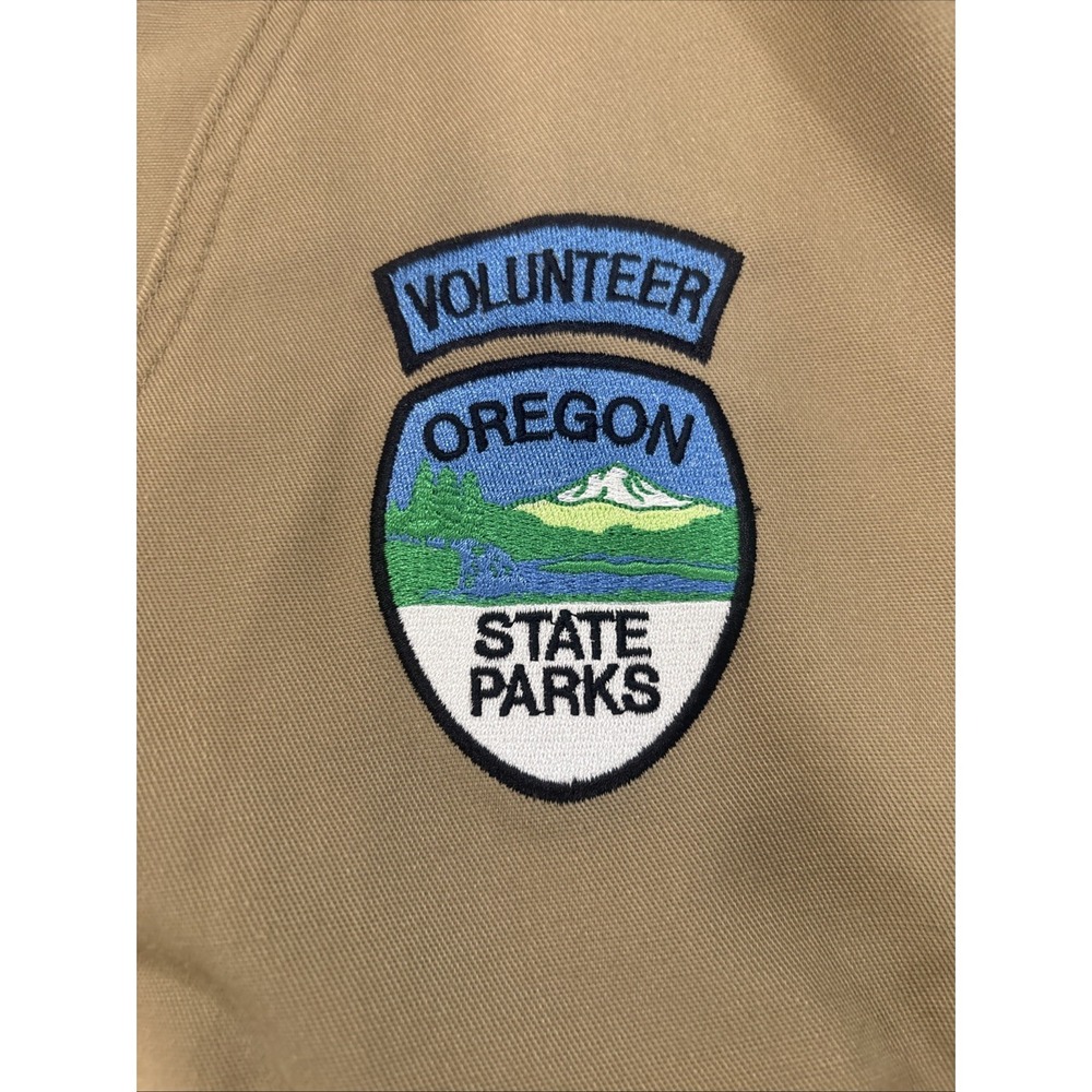 Oregon State Parks Volunteer Campground Vest  Size Small Hiking Rugged Ecology